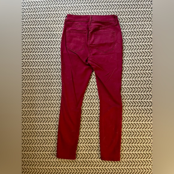 NWT- dark red skinny jeans - Picture 4 of 4